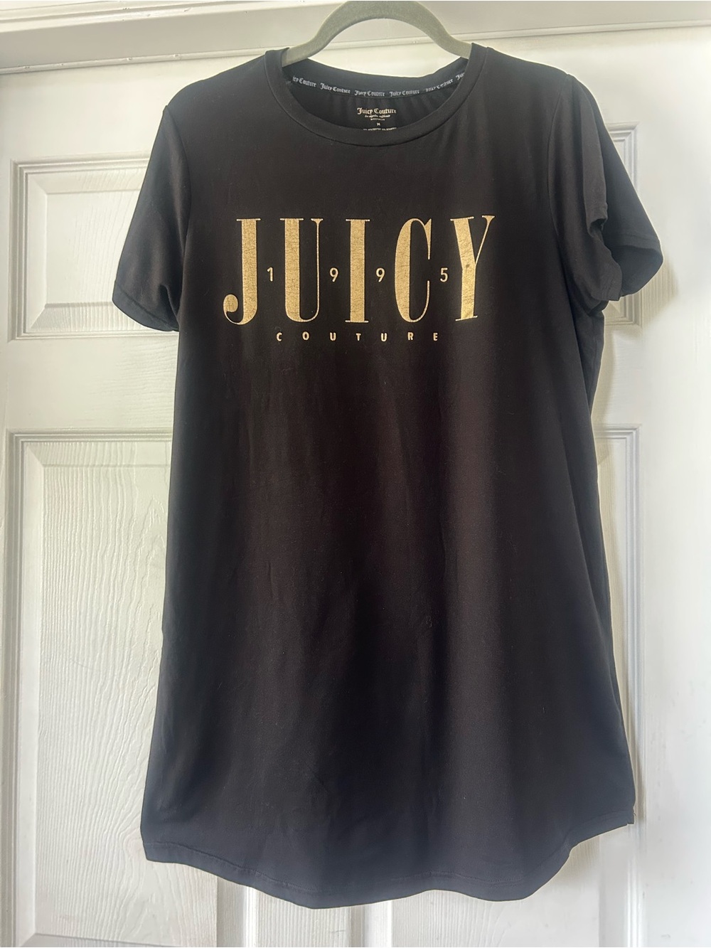 Juicy Couture Black Graphic Logo Tee